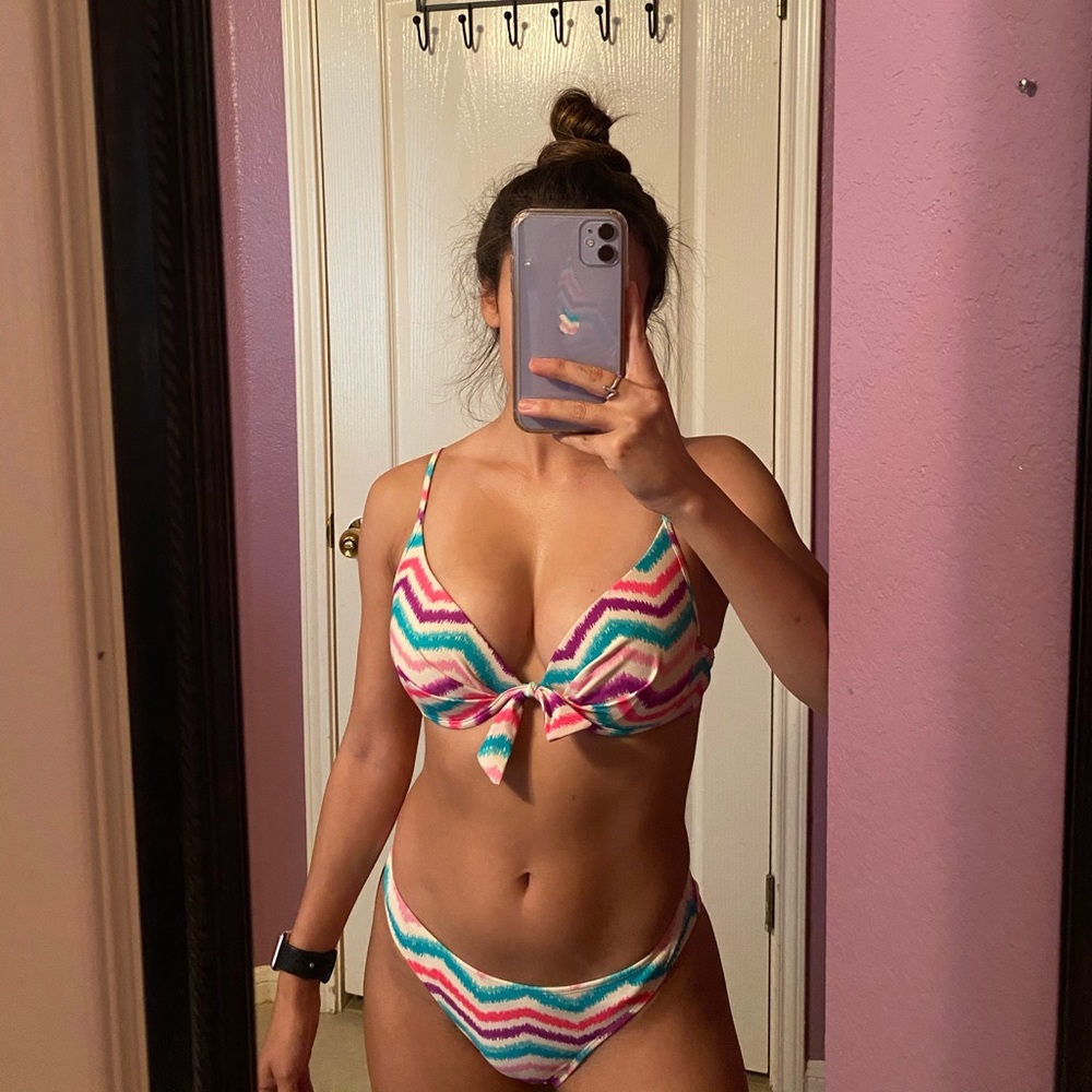 Chevron Pattern Bikini